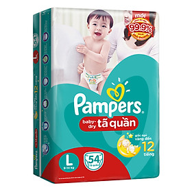 Combo 3 Gói Tã Quần Pampers Gói Đại L54 (54 Miếng)